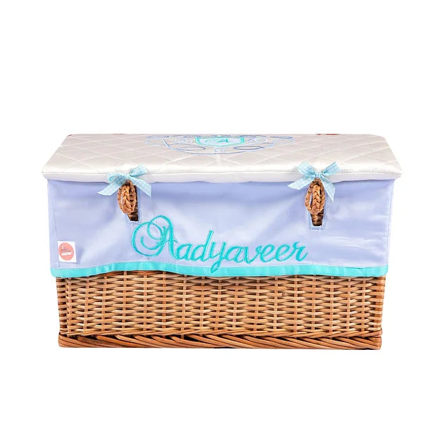 Chesterfield Small Basket (Light Blue)