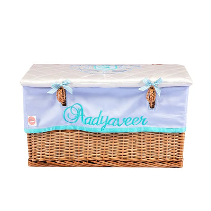 Chesterfield Small Basket (Light Blue)