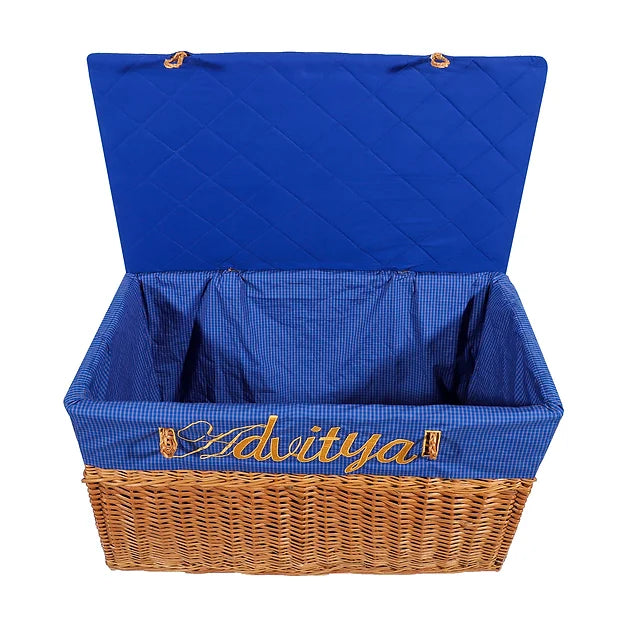 Versailles Trunk Basket (Royal Blue)