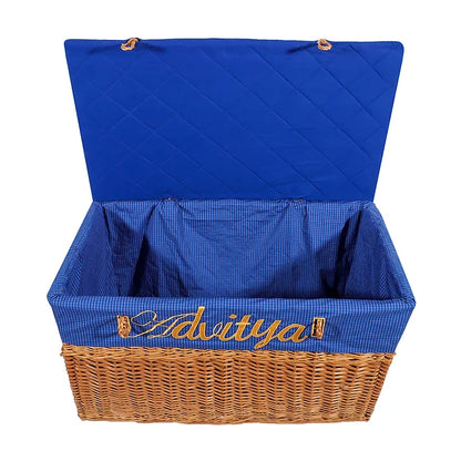 Versailles Trunk Basket (Royal Blue)