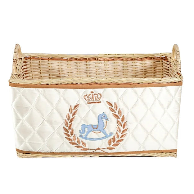 Royal Steed Open Basket (Blue)