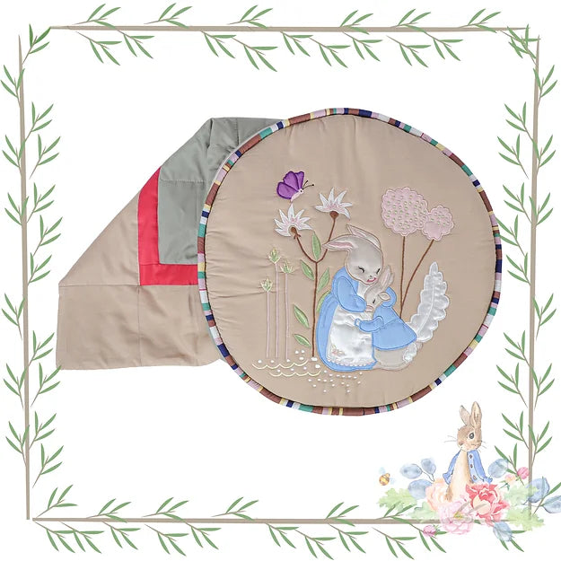 Peter Rabbit File and Travel Quilt Hamper