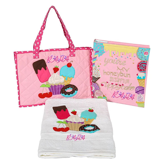 Candyland File, Towel and Tote Set