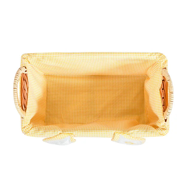 Bonbon Bunny Basket/File Hamper (Yellow)