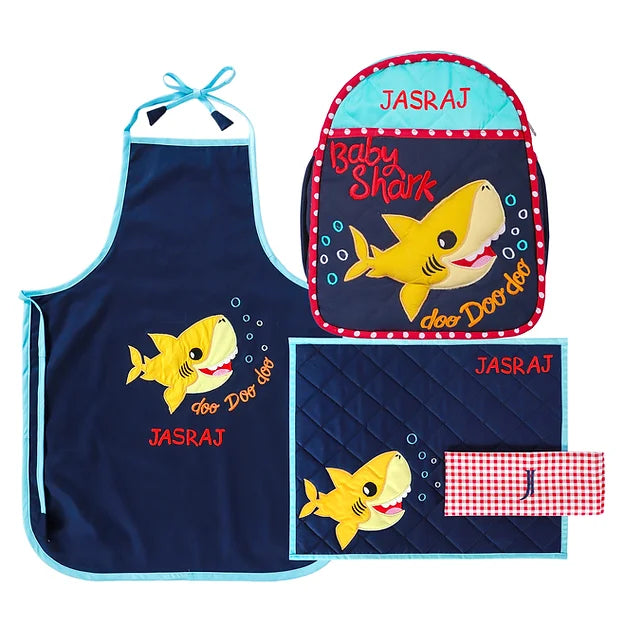 Baby Shark 4pcs School Set