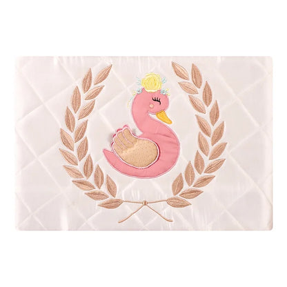 Ivy Swan Quilt-in-a-Basket (Coral)