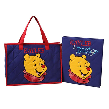 Pooh Tote and File Set