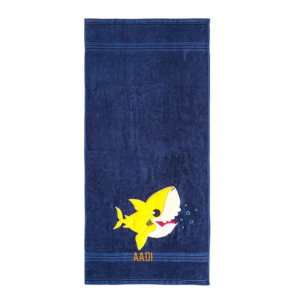 Baby Shark Towel (Navy Blue)