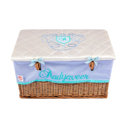 Chesterfield Small Basket (Light Blue)