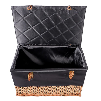 Royal Crest Small Basket (Charcoal)