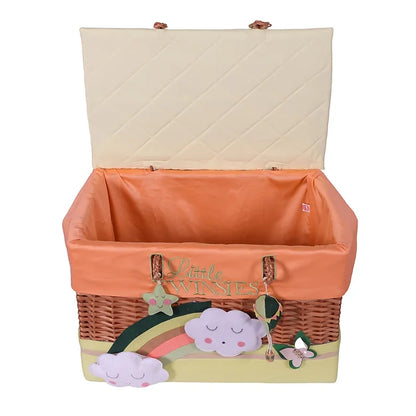 Cappadocia Medium Basket with Embellishments (Lemon)