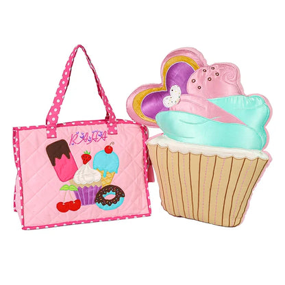 Candyland Cushion and Tote Set