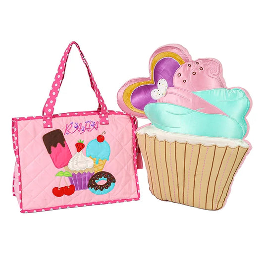 Candyland Cushion and Tote Set