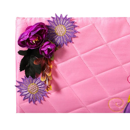 Unicorn Medium Basket with embellishments (Pink)