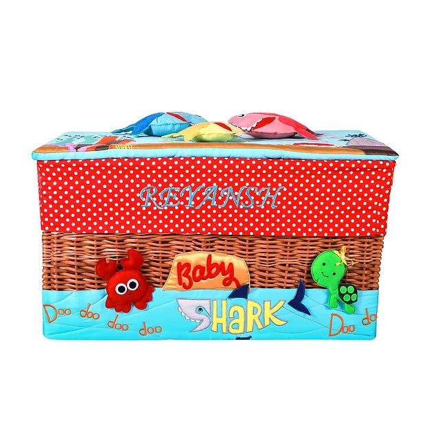 Baby Shark Trunk Basket with full Emebllishment