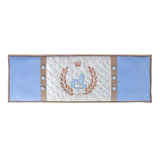 Royal Steed Cot Bedding Set (Blue)