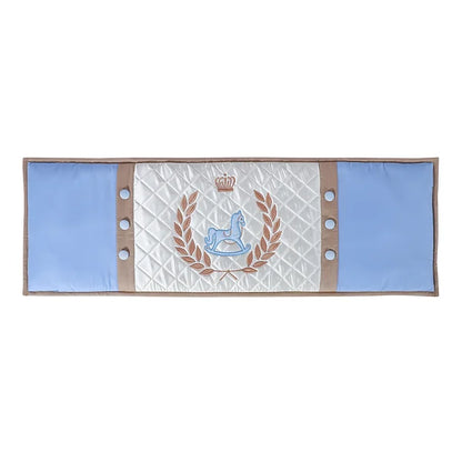 Royal Steed Cot Bedding Set (Blue)