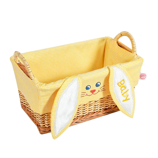 Bunny Basket and File Hamper (Yellow)