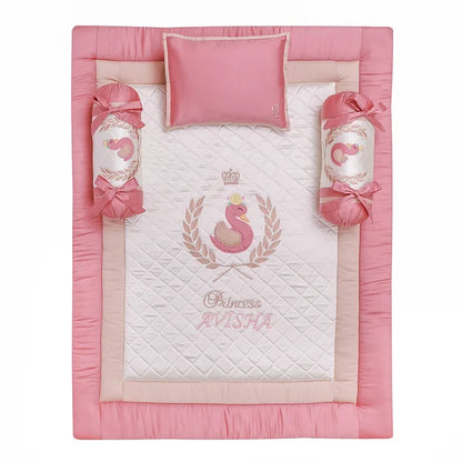 Ivy Swan Mattress/Playmat Set (Coral)