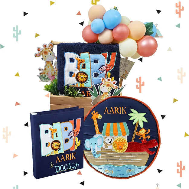 Madagascar 3pcs Hamper (Navy Blue)