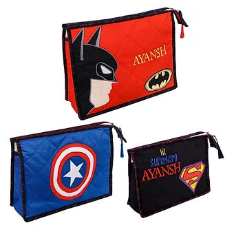 Superheroes 3-Pouch Set