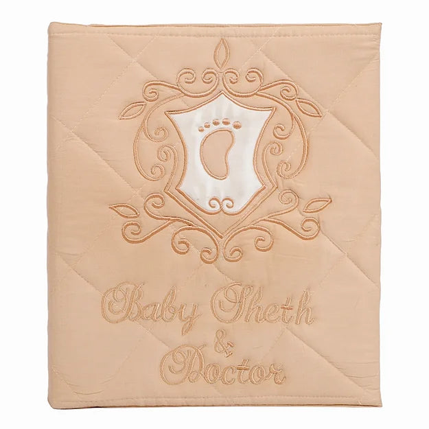 Royal Crest File and Pouch Set (Beige)