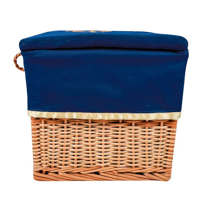 Versailles Small Basket (Navy Blue)