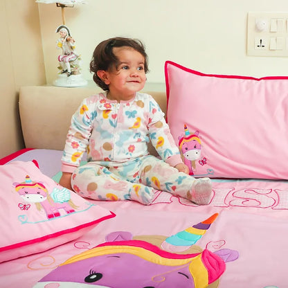 Unicorn Double Bedding Set (Pink)