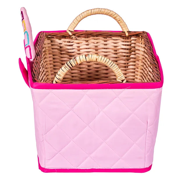 Unicorn Open Basket (Pink)