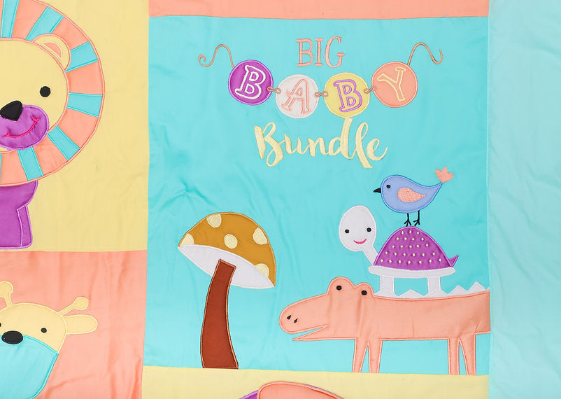 Animals R my Playmates Quilt (Sea Green)