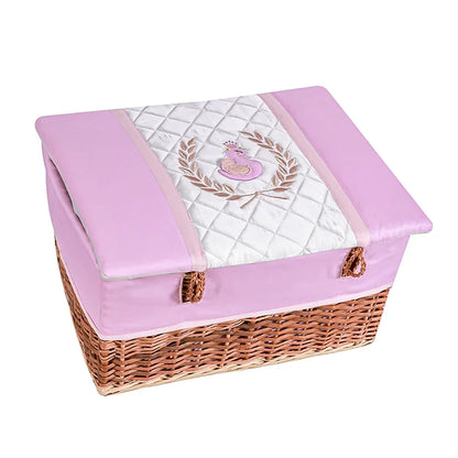 Ivy Swan Quilt-in-a-Basket (Lavender)