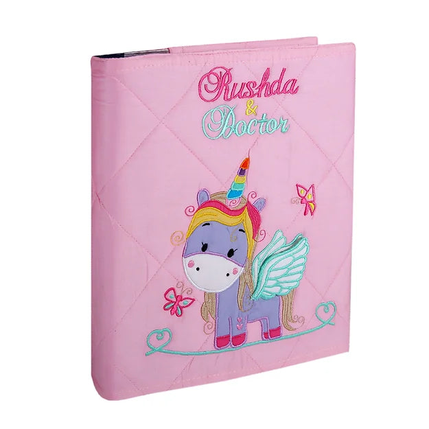 Unicorn File and Pouch Set (Pink)