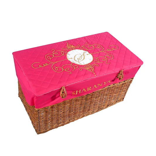 Versailles Trunk Basket (Hot Pink)