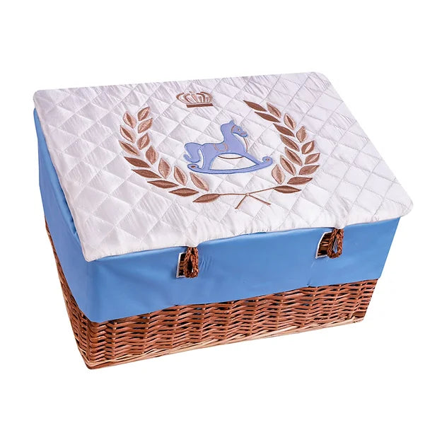 Royal Steed 4pcs Basket Hamper (Blue)