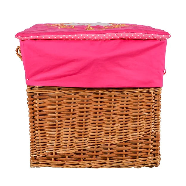 Versailles Trunk Basket (Hot Pink)