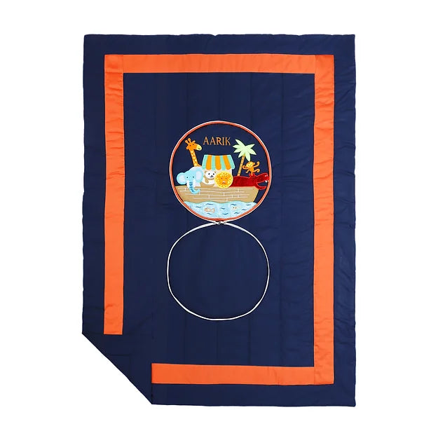 Madagascar 2pcs Basket Hamper (Navy Blue)