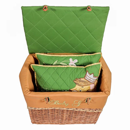 Lion Family" 4pcs Basket Hamper (Green)