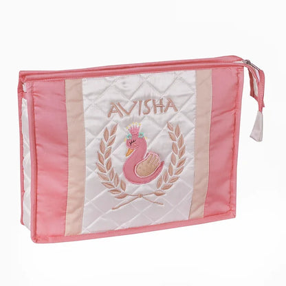 Ivy Swan 3-Pouch Set (Coral)