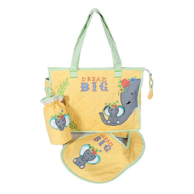 Ellie Tote, Bib and Bottle Cover Set