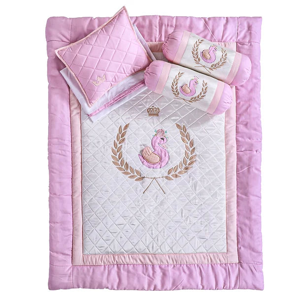 Ivy Swan 5pc Quilt Set (Lavender)