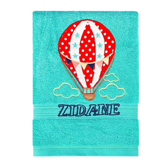 Cappadocia Towel (Sea Green and Red)