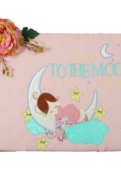 10pcs Love U to Moon Baby Trousseau (Peach)