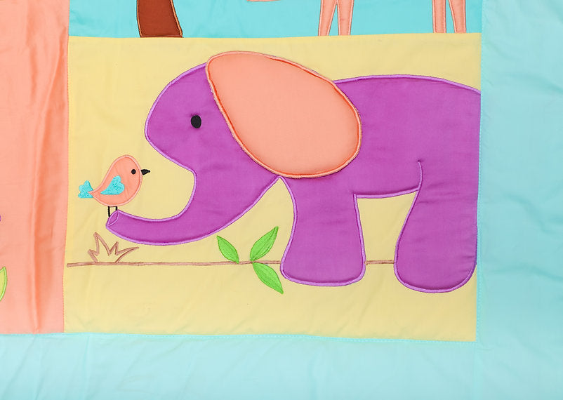 Animals R my Playmates Quilt (Sea Green)