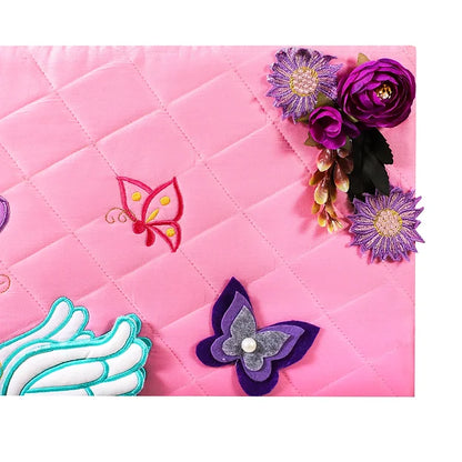 Unicorn Medium Basket with embellishments (Pink)