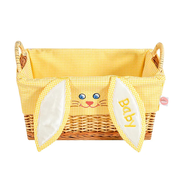 Bunny Basket and File Hamper (Yellow)