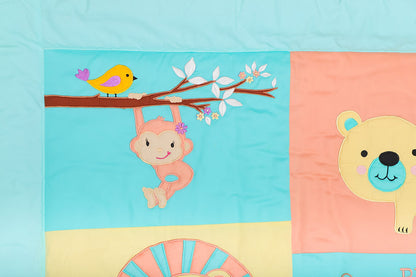 Animals R my Playmates Quilt (Sea Green)