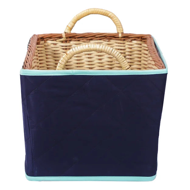 Love U to Moon Open Basket (Navy Blue)