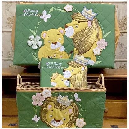 "Simba & Mufasa" 3pcs Double Basket Set