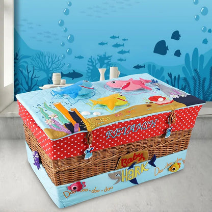 Baby Shark Trunk Basket with full Emebllishment