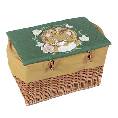 Simba Small Basket and Travel Quilt Set